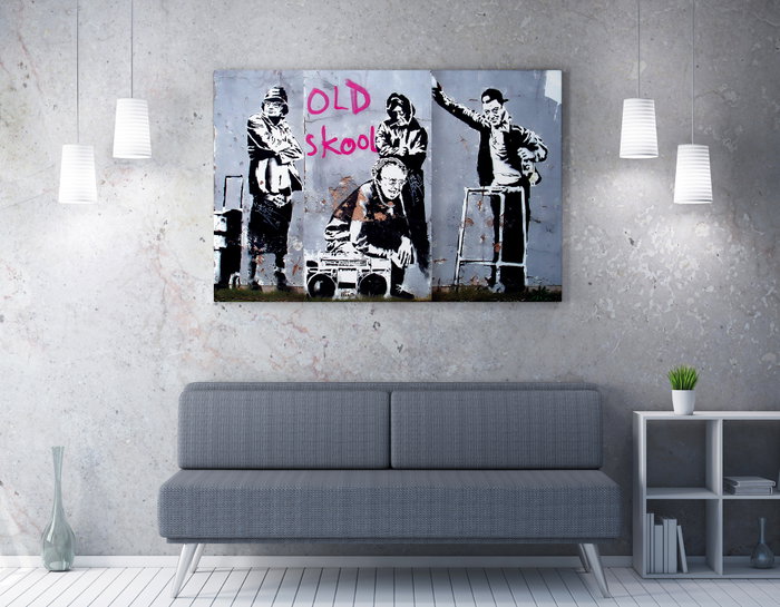 Wallity Lienzo Decorativo Banksy WY53 50 x 70 cm Wallity Lienzo Decorativo Banksy WY53 50 x 70 cm